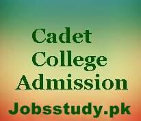 Cadet College Admission Notice