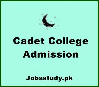 Cadet College Admission Notice